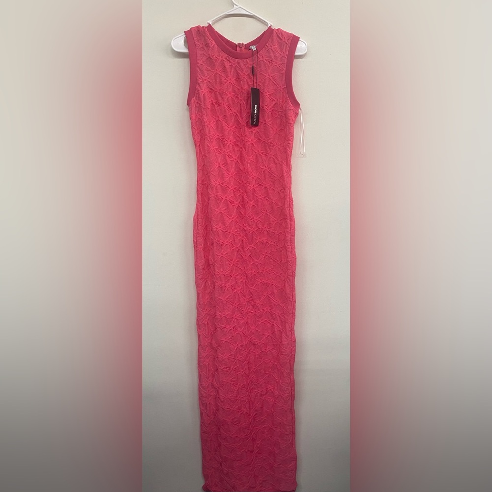 fashion nova hot pink dress💗